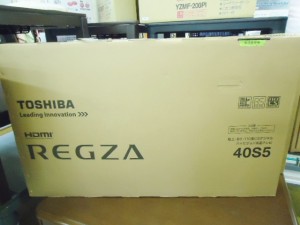 ★新品未開封★TOSHIBA/東芝　REGZA/レグザ40インチ液晶テレビ入荷しました～＼(^o^)／