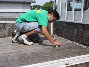 トラックのお手入れ♪