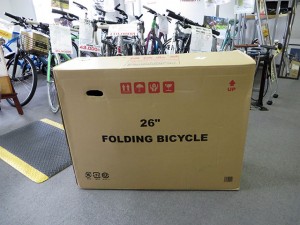 またまた新品の折りたたみ自転車を買取しました！