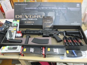マルイの電動ガン”DEVGRUカスタム HK416D”を買取り！