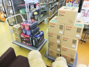 新品電動工具を大量に買取りしました！