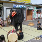 まんでがんセブンに太鼓や獅子舞、神輿もやってきた～♪