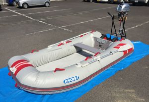 夏Welcome! ジョイクラフトのゴムボートとホンダの船外機